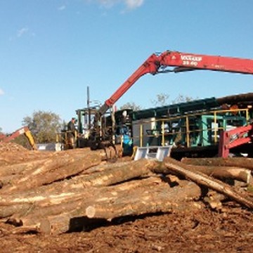 fendage et découpe du bois de chauffage